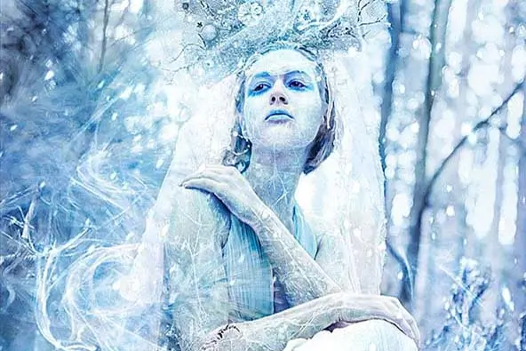 white forrest queen bodypainting photo madtography