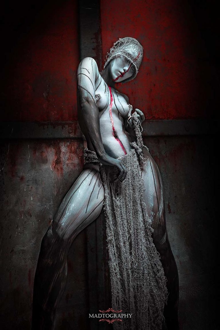 dark art bodypainting photo madtography