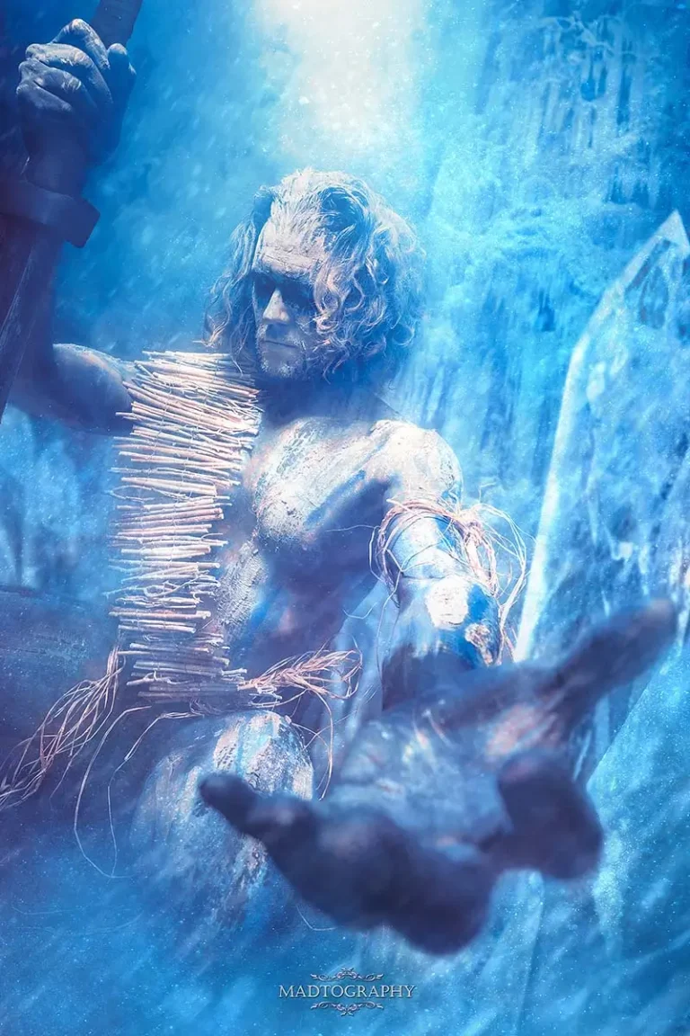 iceman whitewalker bodypainting photo madtography